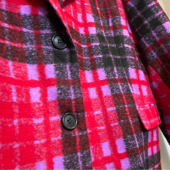 Nasty Gal - Check Print Oversized Blazer (NEW) - Picture 6 of 7